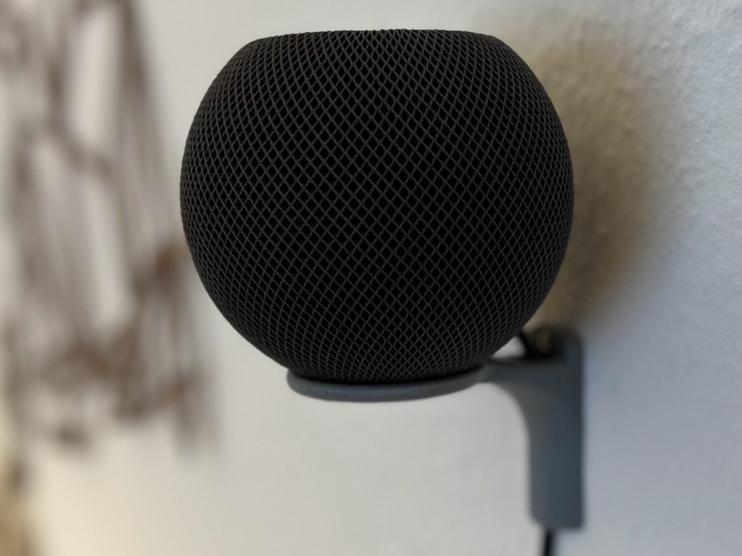 HomePod mini wall mount removable cable