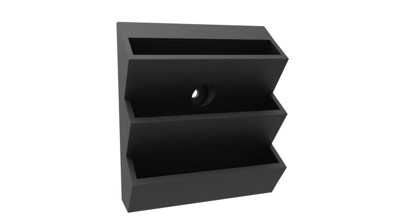 HDD external 2.5" 3 drives wall Mount