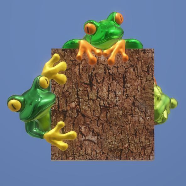 Frogs for decoration