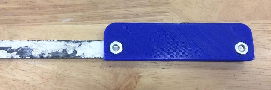 Ultra Low Profile Hacksaw Blade Handle
