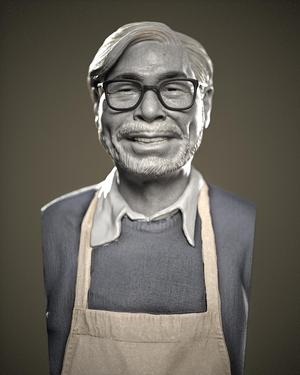 宮崎駿 Hayao Miyazaki Spirited Away My Neighbor Totoro Princess Mononoke bust