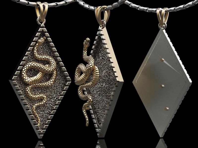 Snake cobra pendant