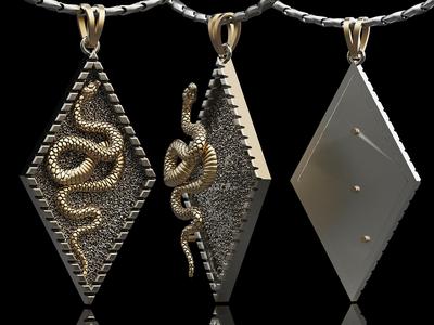 Snake cobra pendant