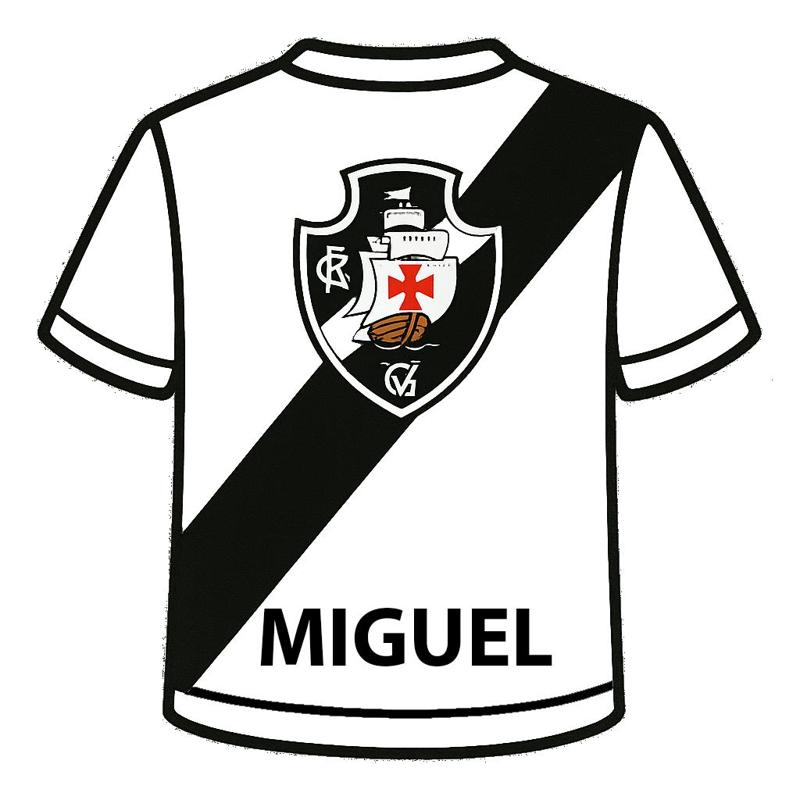 Soccer Frame Vasco da Gama Team Shirt Customizable Football Frame