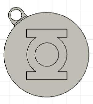 Green Lantern key ring