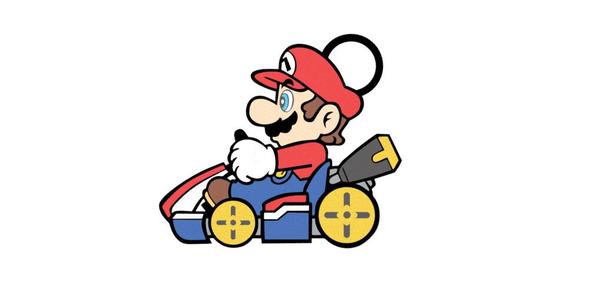 super mario kart KEYCHAIN