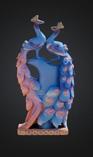 Peacocks In Love