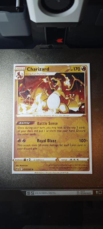 HUEFORGE CHARIZARD POKEMON CARD