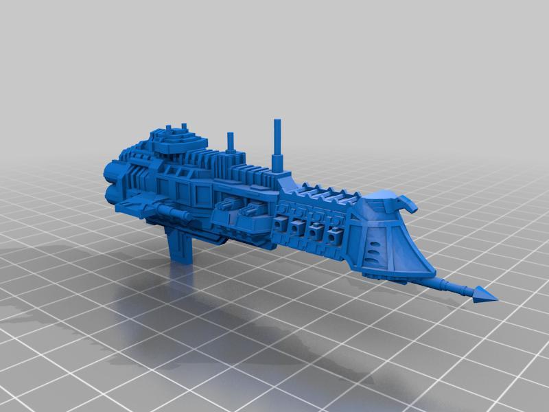 Battlefleet Gothic- Lunar Class Cruiser