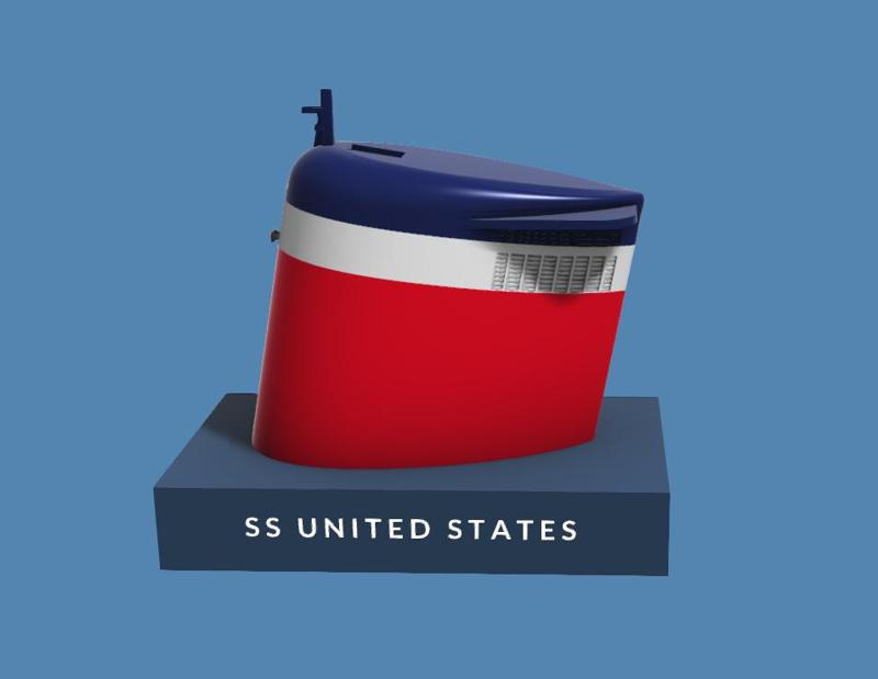 Iconic funnels - SS United States