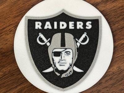 Oakland Raiders Coaster Set