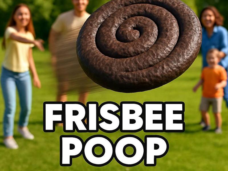 Frisbee poop