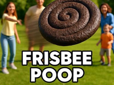 Frisbee poop