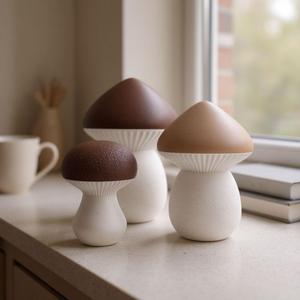 Sweet Autumnal Decoration Mushroom Set