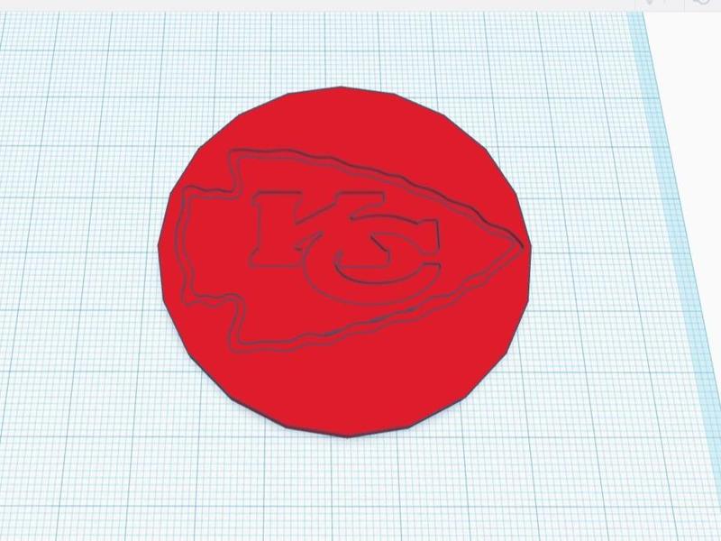 Chiefs coaster