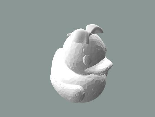 Duck with a Cheer Bow