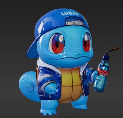 Urban Vibe Squirtle Fan Art