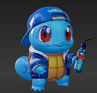 Urban Vibe Squirtle Fan Art