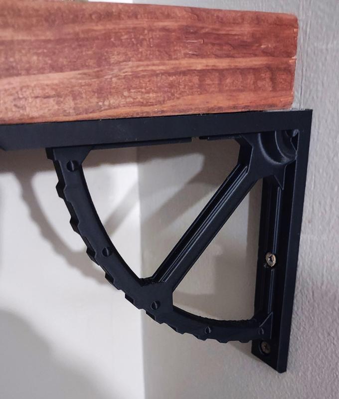 Iron Gear Shelf Bracket