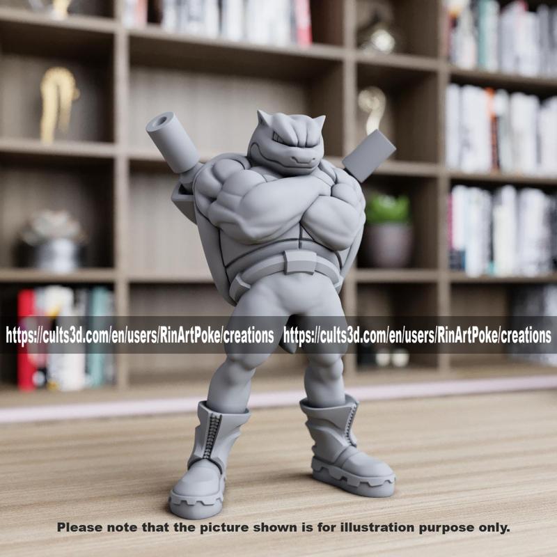Muscular Blastoise from Pokemon
