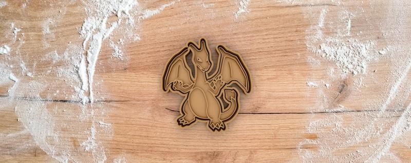 Charizard cookie cutter from Pokemon
