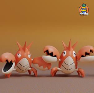 Pokemon - Corphish with 2 poses