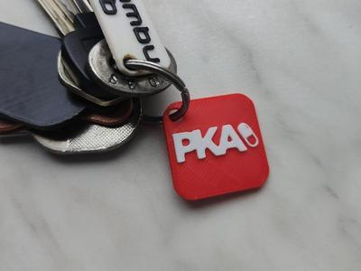 PKA podcast keychain