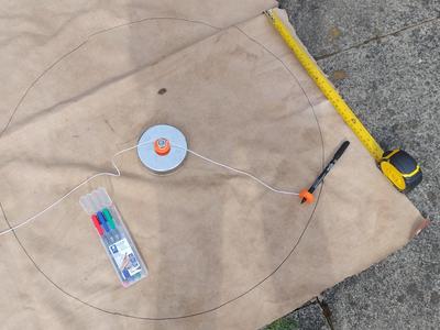 Large compass for Staedtler lumocolor