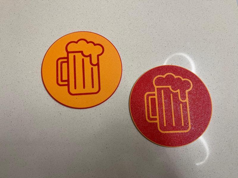NO AMS - Beer Mug Coaster