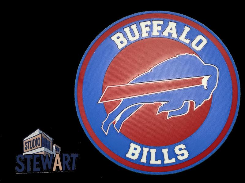 Buffalo Bills NFL LOGO - COASTER/OFFICE SIGN
