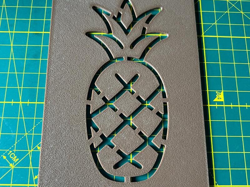 Montessori pineapple coloring page