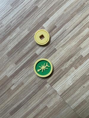 Lost Ruins of Arnak, coin and compass, board game