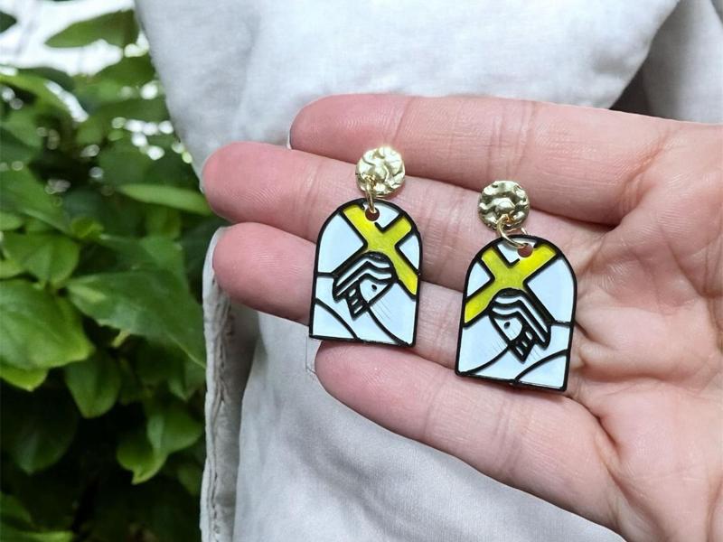 Jesus Christ earrings