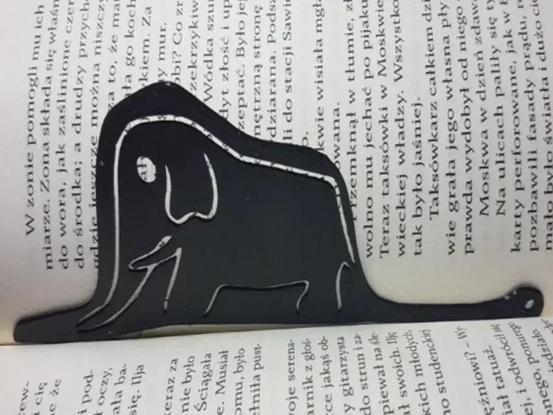 bookmark-boa constrictor that swallowed an elephant 'The Little Prince'.