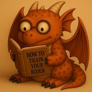 How to train your rider Dragon reading a book