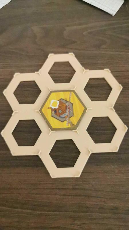 Village romance game board with holder