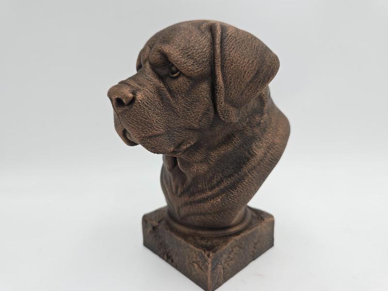 SAINT BERNARD DOG BUST