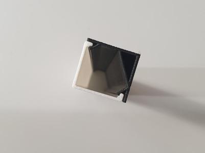 LED Profile with 30 degree, Diffuser for 60 LEDs/m