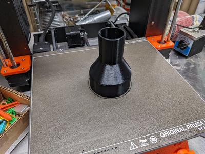 Vacuum Hose Adapter for Harbor Freight (Bauer) Belt Sander