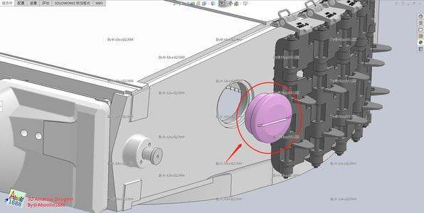 Tiger Tank Turret Observation Window_3 (STL-35)