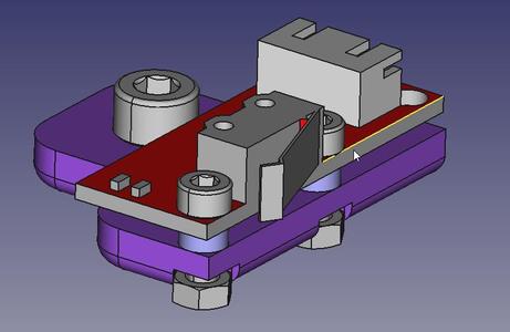 MakerBot Endstop support for 20x20mm Rail