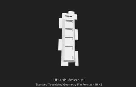 more USB cable holder