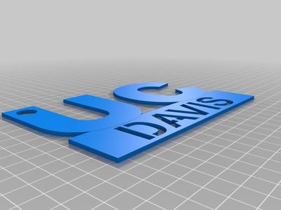 UC Davis Keychain