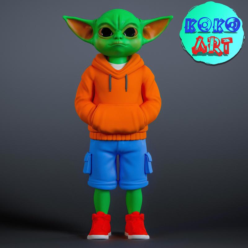 Din Grogu (Baby Yoda) Star wars URBAN