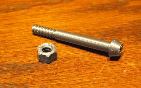 M6 bolt 50mm overall, 15mm threads