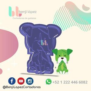 HALLOWEEN FRANKENSTEIN DOG COOKIE CUTTER - CORTADOR DE GALLETAS PERRO FRANKENSTEIN