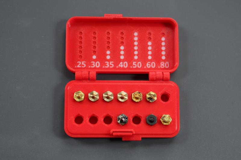 Nozzle box (print-in-place with labels)