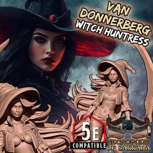 Lady van Donnerberg the Witch Huntress - Fantasy Collectors Miniature SFW & NSFW