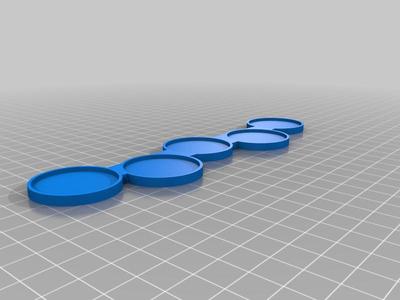 Movement tray 32mm round x 5