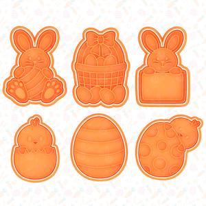 Easter cookie cutter set of 6 -2